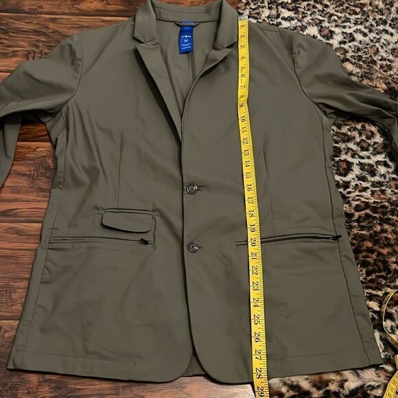 Kit & Ace Commute Navigator Collection Green Zipped Pockets Blazer Jacket - Picture 9 of 13